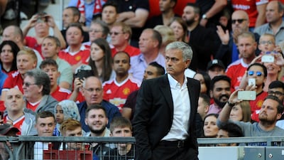 Jose Mourinho has been frustrated by the noise levels coming from Manchester United fans at home games. Rui Vieira / AP Photo