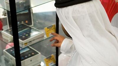 Apple fans in the UAE are willing to pay twice the price for the latest iPad, currently only available in the grey market. Delores Johnson / The National
