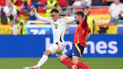 Fouled in a yellow card challenge on 27 mins. Got back to get his foot in and disrupt German attacks. Blocked Havertz as Germany pushed for an equaliser. Became the 11th player to be booked (from 16) in the game on 100 minutes, then sent off after taking one for the team. PA