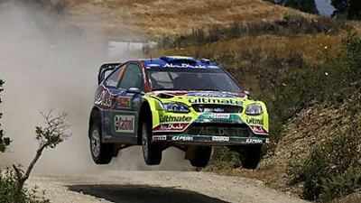 Sheikh Khalid al Qassimi in high-speed action.