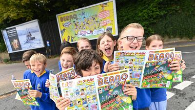 Signed Beano comics are among the items being sent from the government to the Australian and New Zealand trade ministers. PA