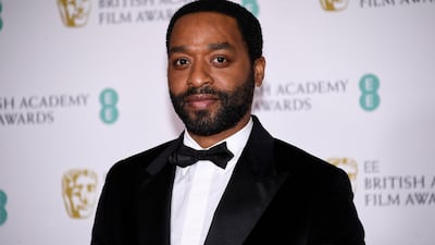Actor Chiwetel Ejiofor arrives at the 2021 Bafta Awards at the Royal Albert Hall, London, England on April 11, 2021. AP Photo