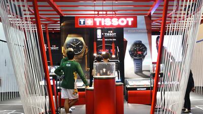 The Tissot installation at NBA District