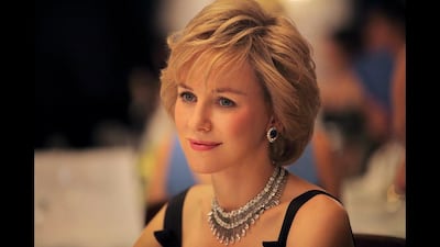 Naomi Watts as Princess Diana in 'Diana'. Ecosse Films