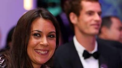 Marion Bartoli, left, at the Wimbledon Championships 2013 Winners Ball on Sunday. Julian Finney / Getty Images