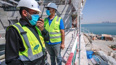 Working at heights remains one of the biggest causes of fatalities, said Khaled Al Marzooqi, head of inspection at the municipality. Victor Besa / The National