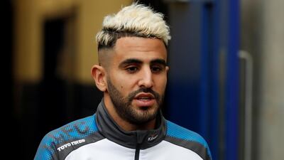 Riyad Mahrez has submitted two transfer requests in the past seven months but remains at Leicester City. Matthew Childs / Reuters