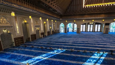Opened in 2017, the mosque can accommodate about 2,000 people and includes a separate ladies prayer area