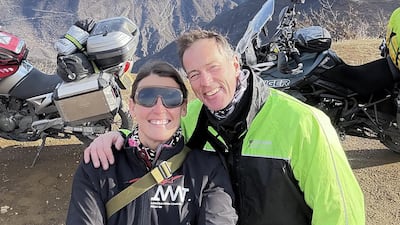 Craig Foreman and his wife Lindsay were on a motorcycling trip through Iran when they were arrested in January last year. Photo: family handout