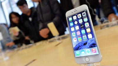 1st: iPhone 6 with 3.1% market share. Alessandro Di Marco / EPA