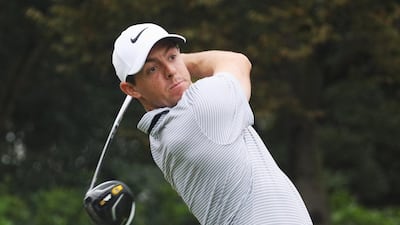 Rory McIlroy of Northern Ireland hits a tee shot during practice prior to the start of the WGC - HSBC Champions at the Sheshan International Golf Club on October 26, 2016 in Shanghai, China. Scott Halleran / Getty Images