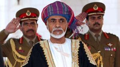Sultan Qaboos bin Said, the ruler of Oman, whose economy is forecast to grow as interest rates rise, according to Fitch Solutions. Agencies