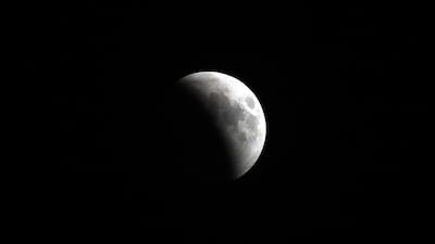 The next lunar eclipse is not due until 2131. Pawan Singh/ The National
