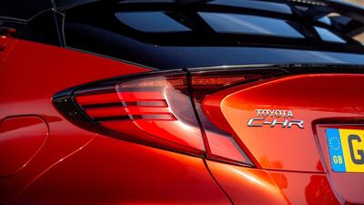 The rear-light design.