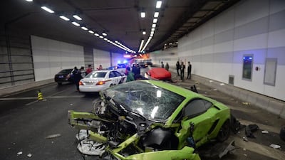 The crash happened on the same night as the seventh stunt-filled Fast and Furious movie opened in China.