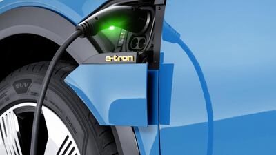 Its range is 400 kilometres. Audi