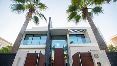 The entrance to the property