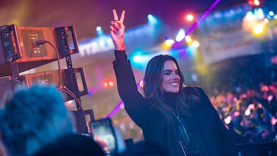 The second day of the MDL Beast festival was held in Riyadh, Saudi Arabia. The 3-day festival, from December 19 to 21 includes Internationally acclaimed DJ acts such as David Guetta and Steve Aoki. Courtesy MDL Beast