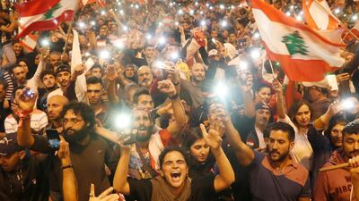 Demonstrators shout during a protest in Tripoli. REUTERS