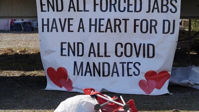 A sign on a lorry at Hagerstown Speedway.