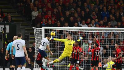 Tottenham's Ben Davies levels at 2-2. Getty