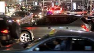 Constant congestion makes the car park at Al Ain's Al Jimi Mall notoriously difficult to navigate.