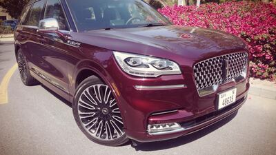The Lincoln Aviator offers a smooth ride. Gautam Sharma for The National