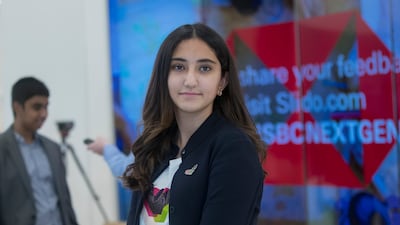 Maria Mohammad Falaknaz was one of the winners in the competition, which highlighted the enterprising work of pupils aged between 10 and 14
