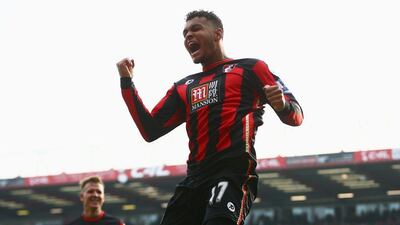 Joshua King of Bournemouth celebrates scoring his team’s second goal during the Premier League match between AFC Bournemouth and Swansea City at Vitality Stadium on March 12, 2016 in Bournemouth, England. (Photo by Jordan Mansfield/Getty Images)