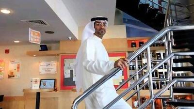 Dubai, United Arab Emirates-October 07, 2012; Jassim Al Bastaki pose during the interview at his Cafe2go Restaurant in Dubai . ( Satish Kumar / The National ) For Arts&Life