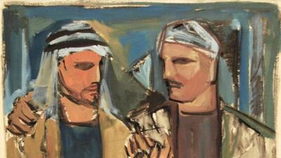 Mahmoud Hammad's untitled work is one of the pieces on display. Courtesy Mahmoud Hammad / Green Art Gallery