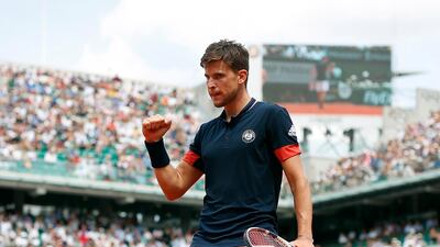 Dominic Thiem was in fine form to defeat Kei Nishikori and will next face Alexander Zverev in the quarter-finals. Guillaume Horzajuejo / EPA