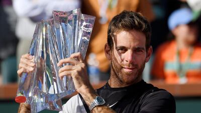 Juan Martin del Potro won the Indian Wells title. Mark J Terrill / AP Photo