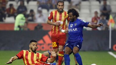 Al Hilal's Yasser Alshahrani in action. Reuters