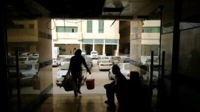 Despite water and gas supplies, which were also cut, being back on in a few apartments, the building as a whole remains in the dark and without electricity.
