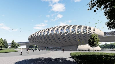 The HyperloopTT’s system and mainline structures are covered with optimised solar panels that adjust with shifting daylight to capture renewable energy.