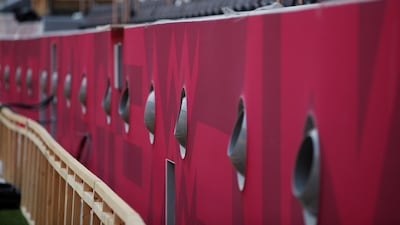 Cooling vents at Al Bayt Stadium. Reuters