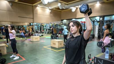 His daughters know that persistance pays off. Victor Besa / The National