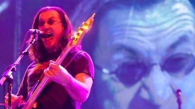 The Rush lead singer and bassist Geddy Lee.