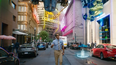 Ryan Reynolds plays Guy, a background character in a video game, in 'Free Guy'. 20th Century Studios