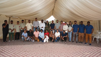 Friends, family and staff of the Jain household pitch in to help accommodate hundreds of tourists in an Ajman farmhouse. All photos: Jain family