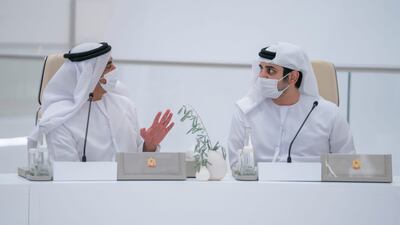 Sheikh Mohammed praised the UAE for being the best in the Arab world for its financial stability and for education in science and mathematics.