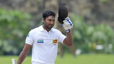With 12,305 runs, Kumar Sangakkara is Test cricket’s leading scorer among those still playing. Eranga Jayawardena / AP Photo