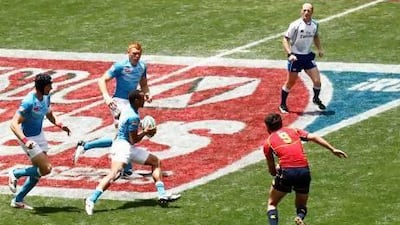 England who failed to impress in Dubai also disappointed in South Africa. Getty Images for HSBC