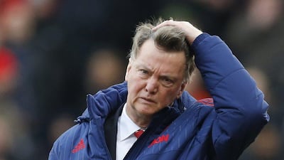 Manchester United manager Louis van Gaal has overseen four consecutive defeats, the club's worst run since 1961. Carl Recine / Reuters