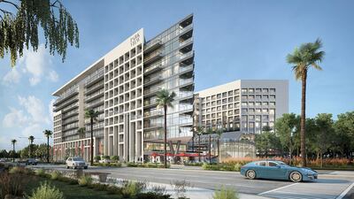 Bloom Properties’ Park View project in Saadiyat Island features a wide range of luxury-based experiences under one roof, including hospitality, leisure and retail facilities. Rendering courtesy Bloom Properties