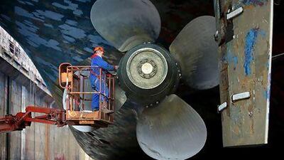 Shipbuilding production is running at record levels but after this year order books will start to contract according to a report published by Drewry Maritime Research. Simon Dawson / Bloomberg News