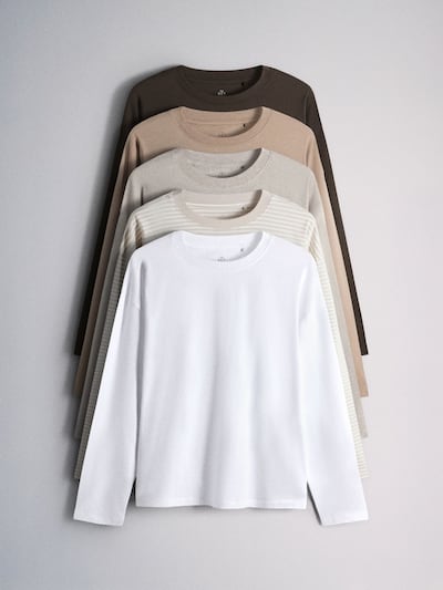 Fine knits and lightweight layers make it possible to build a winter look without adding unnecessary bulk. Photo: Next