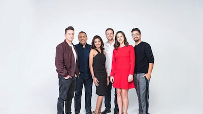 Dave, Fadi, Sheron, Tim, Jade and Faris. Courtesy Shock Middle East