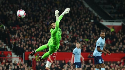 BRENTFORD RATINGS: David Raya - 6. Showed good hands to cling on to Rashford’s low strike that skidded off the surface after the latter had earlier beaten him all ends up to open the scoring. Imposed himself again when he clung on to Sabitzer’s speculative effort. Getty